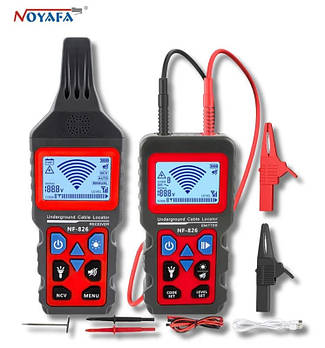 NOYAFA NF-826 кабельний тестер, трасошукач, глибина до 2.5м, захист до 400 В