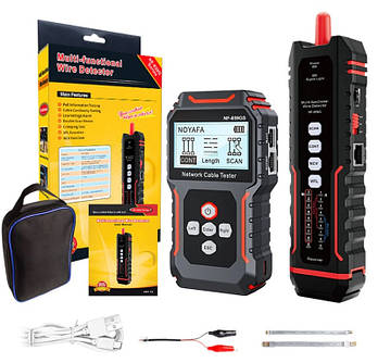 NF859GS  кабельний тестер, PoE тестер, Wiremap, SCAN, NCV, QC, VFL