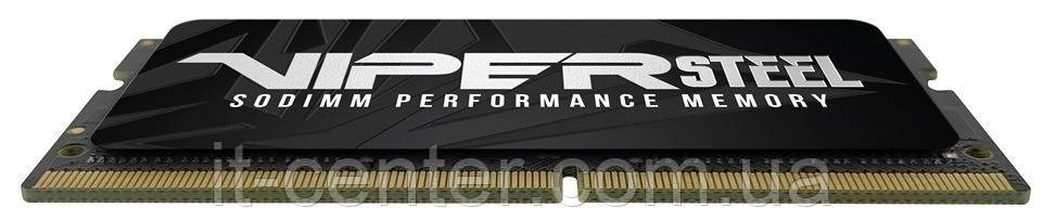 Модуль пам`яті SO-DIMM 16GB/3200 DDR4 Patriot Viper Steel Gray (PVS416G320C8S)