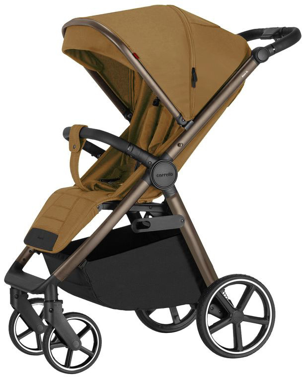 Прогулянкова коляска дитяча CARRELLO Bravo SL Deluxe CRL-5520 Caramel Beige, колір Бежевий, фото 1