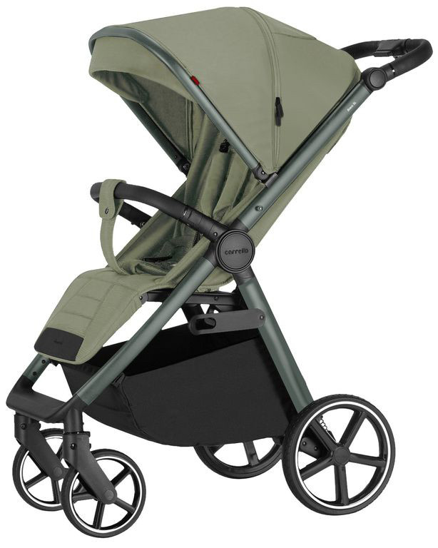Прогулянкова коляска дитяча CARRELLO Bravo SL Deluxe CRL-5520 Mosaic Green, колір зелений, фото 1