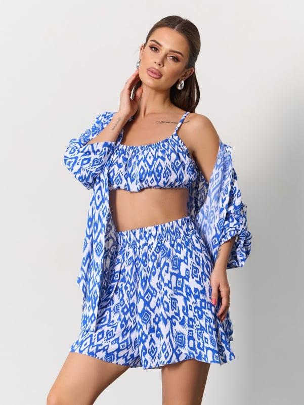 Костюми ISSA PLUS SA-620 S білий/синій, фото 1