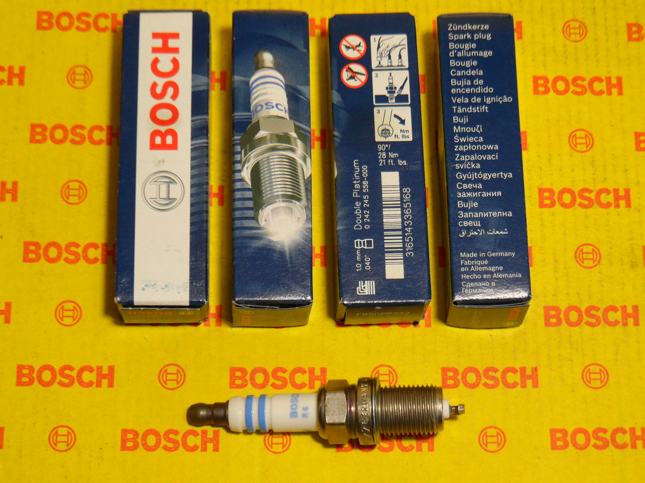 Свічка запалювання BOSCH FR5DPP222U 0242245558,0 242 245 558,