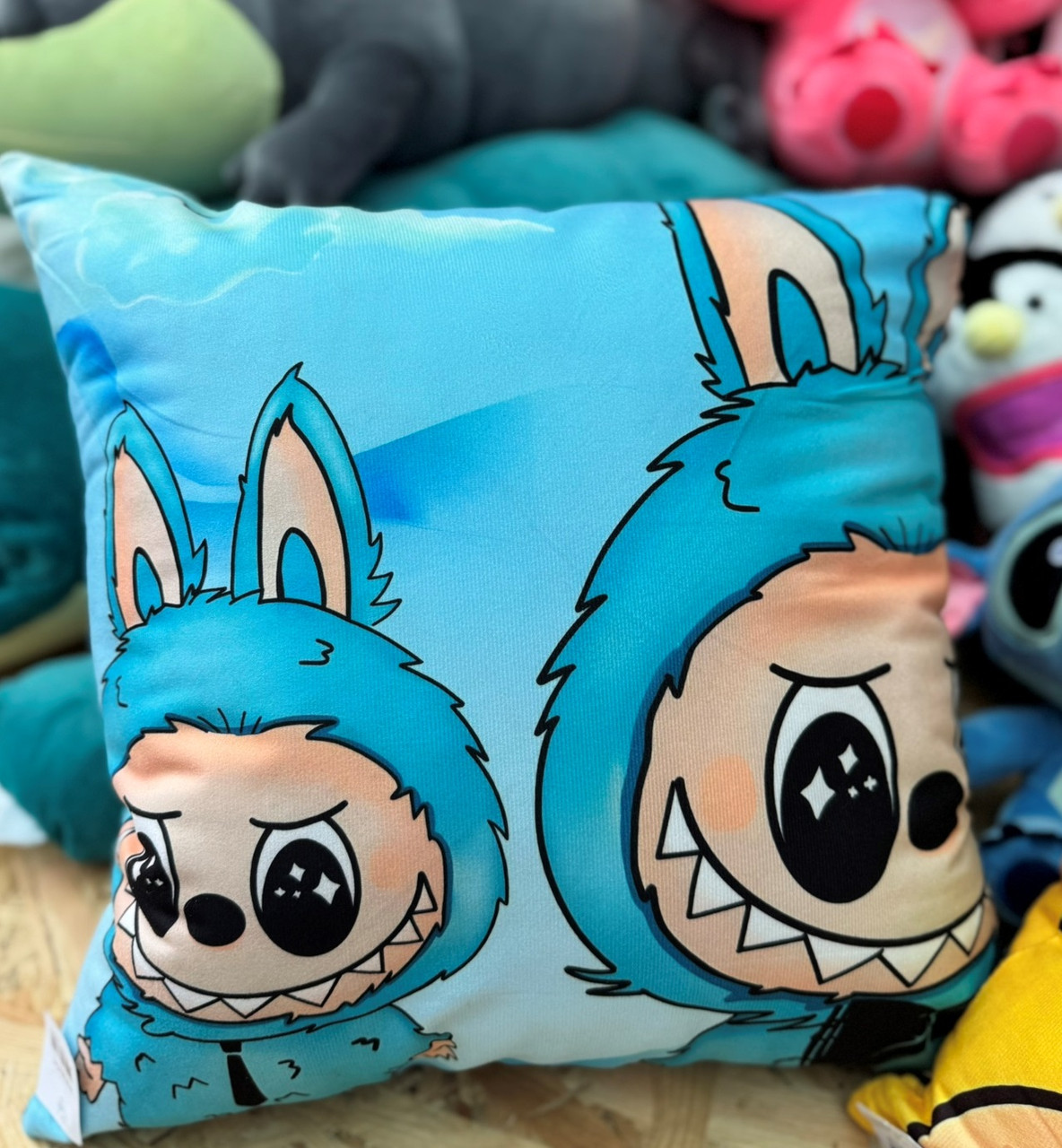 Дитяча подушка іграшка 40*40 см  "Лабубу 2"