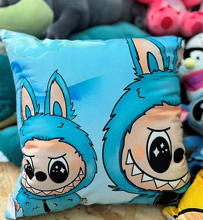 Дитяча подушка іграшка 40*40 см  "Лабубу 2", фото 1