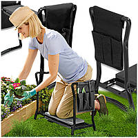 Садовий складний стілець Gardlov 23731 для дачі та городу з органайзером