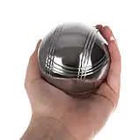 Гра петанк бочче 8 куль Kruzzel 22915 металеві кулі у чохлі, фото 7