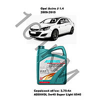 Комплект оливи в двигун Opel Astra J 1.4 (2009-2015) Addinol
