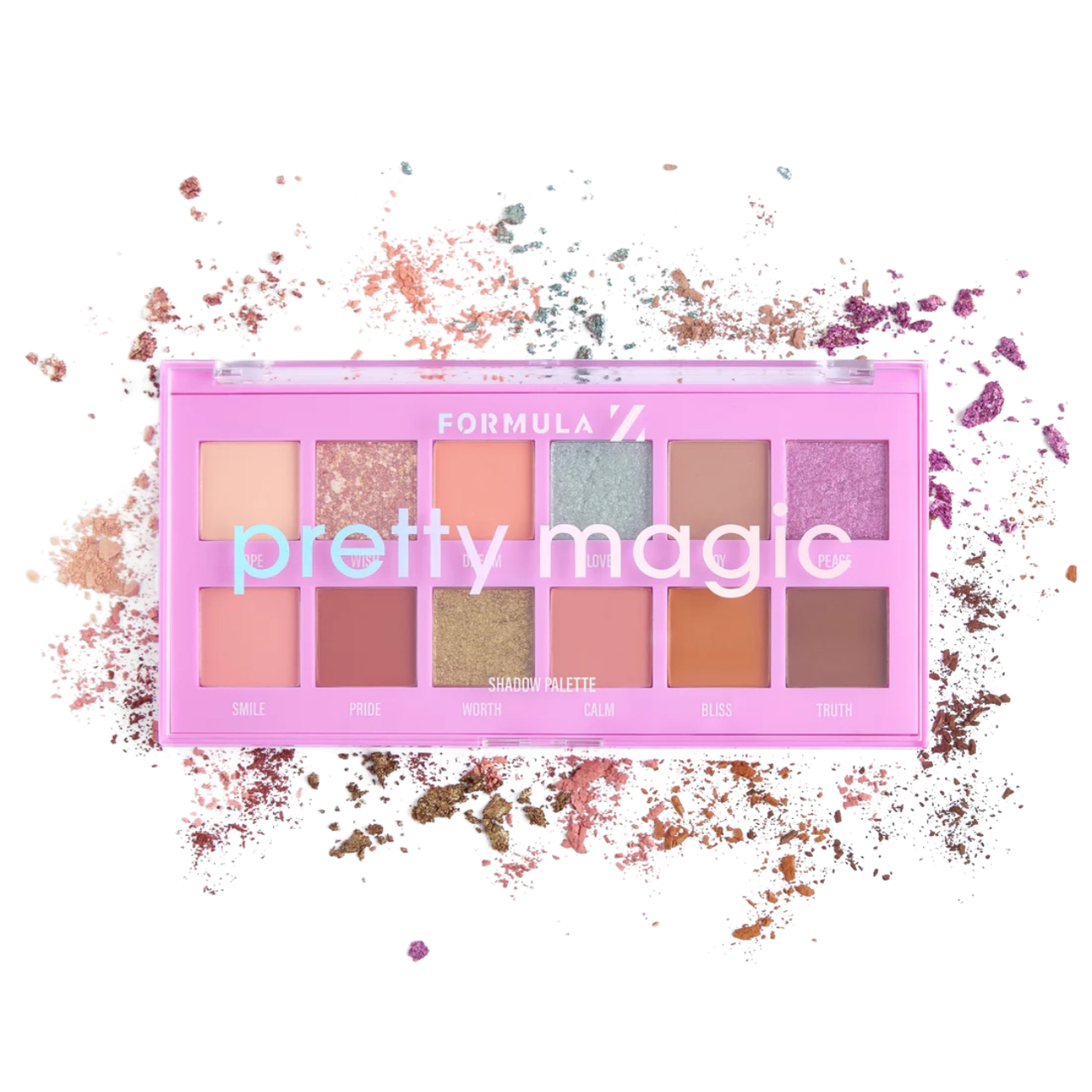 Палетка тіней Formula Z Pretty Magic 12-Pan Eyeshadow Palette 14 г, фото 1