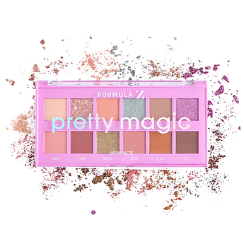 Палетка тіней Formula Z Pretty Magic 12-Pan Eyeshadow Palette 14 г