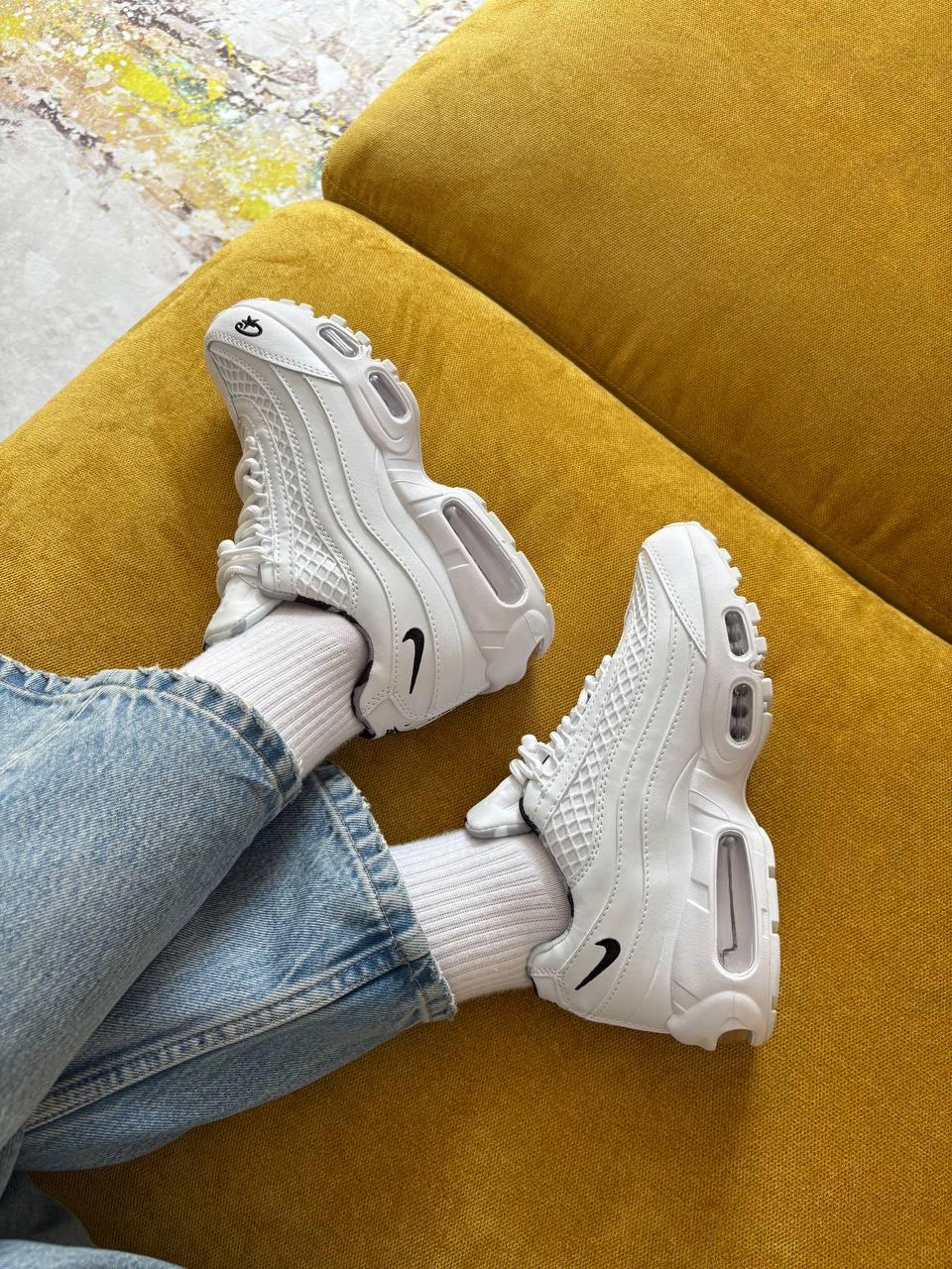 Жіночі кросівки Nike Air Max 95 SP Corteiz White, фото 1