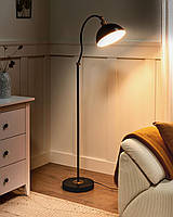 Торшер LENNON Регульований Метал Чорний