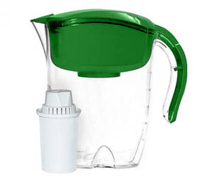 Глечик фільтр для води AquaKut Супра 3,7л (зелений) з механічним лічильником