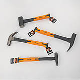 Молоток гумовий, 220 г., FIBERGLASS, DIY-HF6022, фото 3