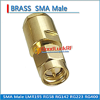 Конектор SMA Male для кабелю LMR195 RG58 RG142 RG223 RG400