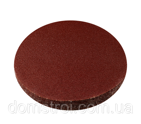 Круг наждачний шліфувальний на липучці Ø125 мм (10 шт) P36, фото 1