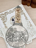 Німецький олов'яний настінний барельєф, харчове олово, Німеччина, "Summer" - літо, WMF