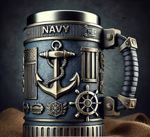 Кофейна кружка з тематикою якір