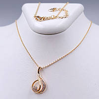 Намисто металеве з елементами зі скла