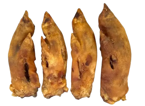 Натуральні ласощі для собак ніжки кабана сушені половинки "Bethowen" (Бетховен) 2 шт. в упаковці, фото 1