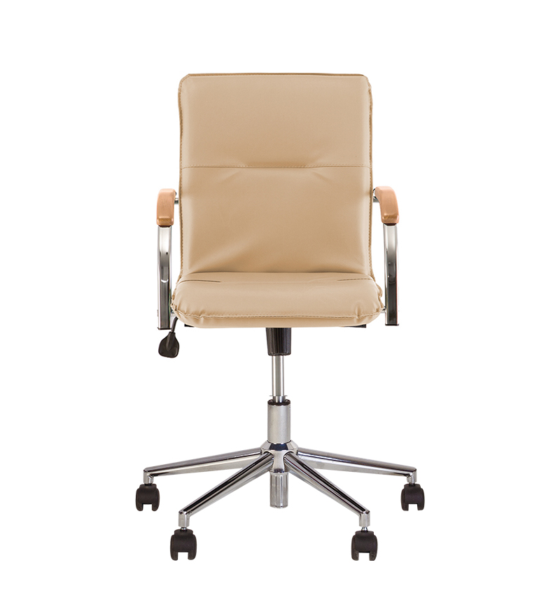 Офісне крісло Samba gtp CHR64 дерево 1.007 eco-01 бежева (Новий Стиль ТМ)