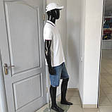 Футболка поло чоловіча біла короткий рукав бавовна літо, фото 3