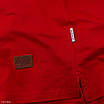 Чоловіча футболка поло червоного кольору з преміальної турецької тканини лакоста, вільний крій, фото 9