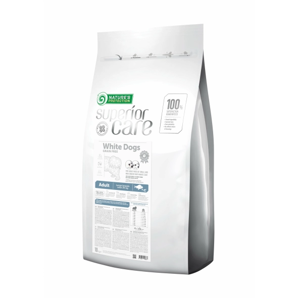 Сухий корм для собак Nature's Protection (Нейчерс Протекшен) Superior Care White Dog GF Adult Large Breeds з білою рибою 17 кг