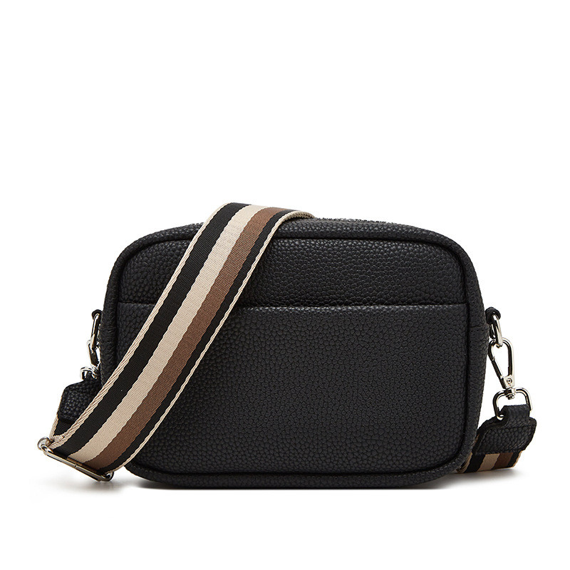 Жіноча сумка 9307 крос-боді через плече чорна, фото 1