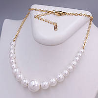 Намисто металеве з пластиковими кульками