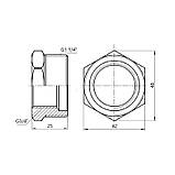 Футорка Thermo Alliance Forte 1" 1/4х3/4" НВ SF3743220, фото 2