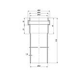 Труба PPR каналізаційна TA Sewage 50х2, 0,15 м, фото 2