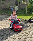 Дитяча машинка-каталка толокар Gordon (батьківська ручка, педаль газу, світлові та звукові ефекти), Червоний, фото 9