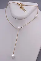 Намисто металеве з пластиковими кульками