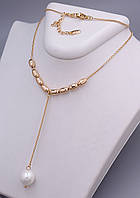 Намисто металеве з пластиковими кульками