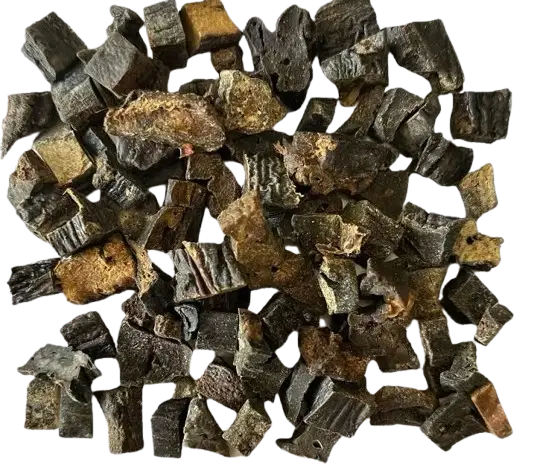 Натуральні ласощі для собак печива молодого теляти сушена кубиками 1 см "Bethowen" (Бетховен)