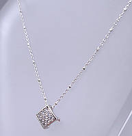 Намисто металеве з елементами зі скла