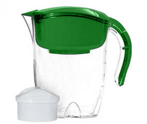 Глечик фільтр для води AquaKut Ювенус 3,7л (зелений) з механічним лічильником