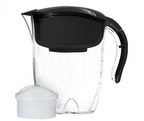 Глечик фільтр для води AquaKut Ювенус 3,7л (чорний) з механічним лічильником