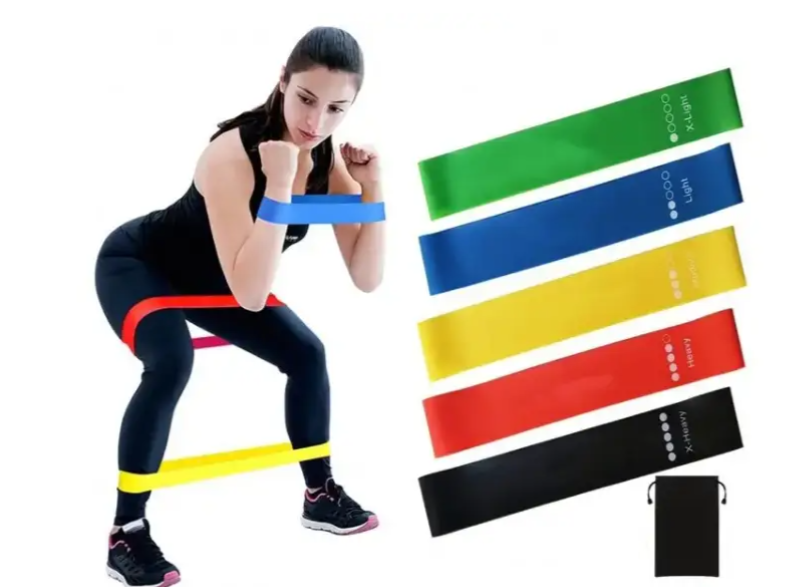 Набір фітнес гумок, фінтес гумки, фітнес стрічки 5шт, фото 1