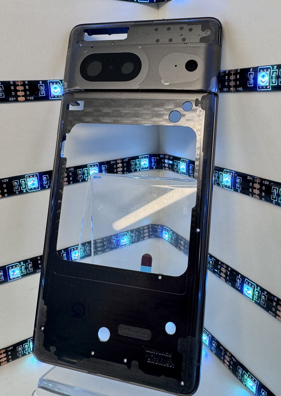 Рамка дисплея (середня частина) Google Pixel 7, Black