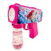 Пістолет світний для пускання мильних бульбашок Русалочка