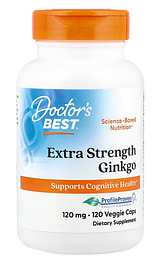 Extra Strength Ginkgo 120 мг Doctor's Best 120 капсул