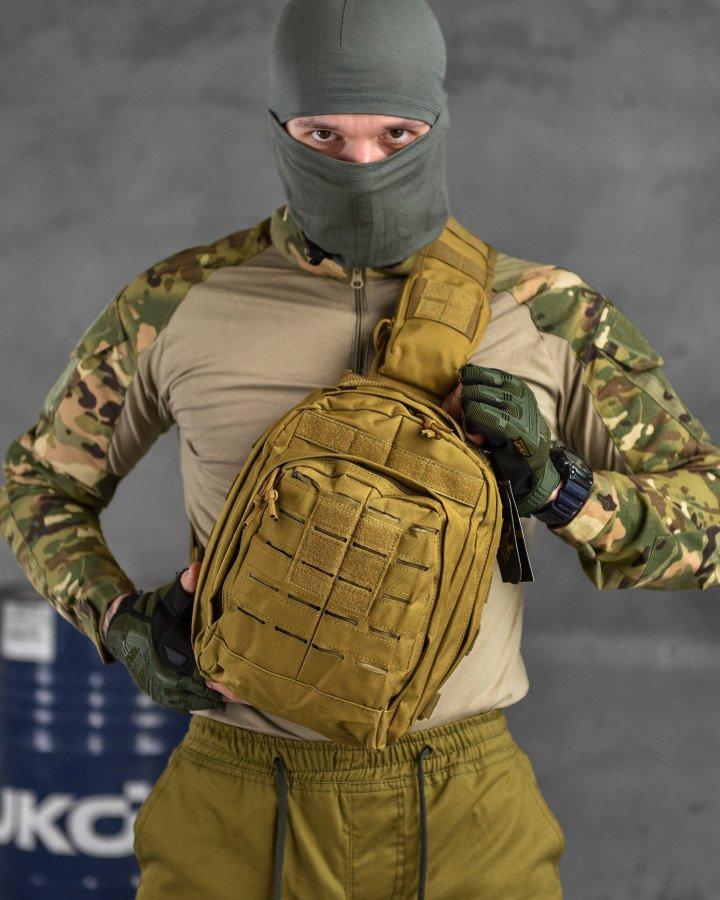 Сумка через плече тактична SILVER KNIGHT coyot РГ4626