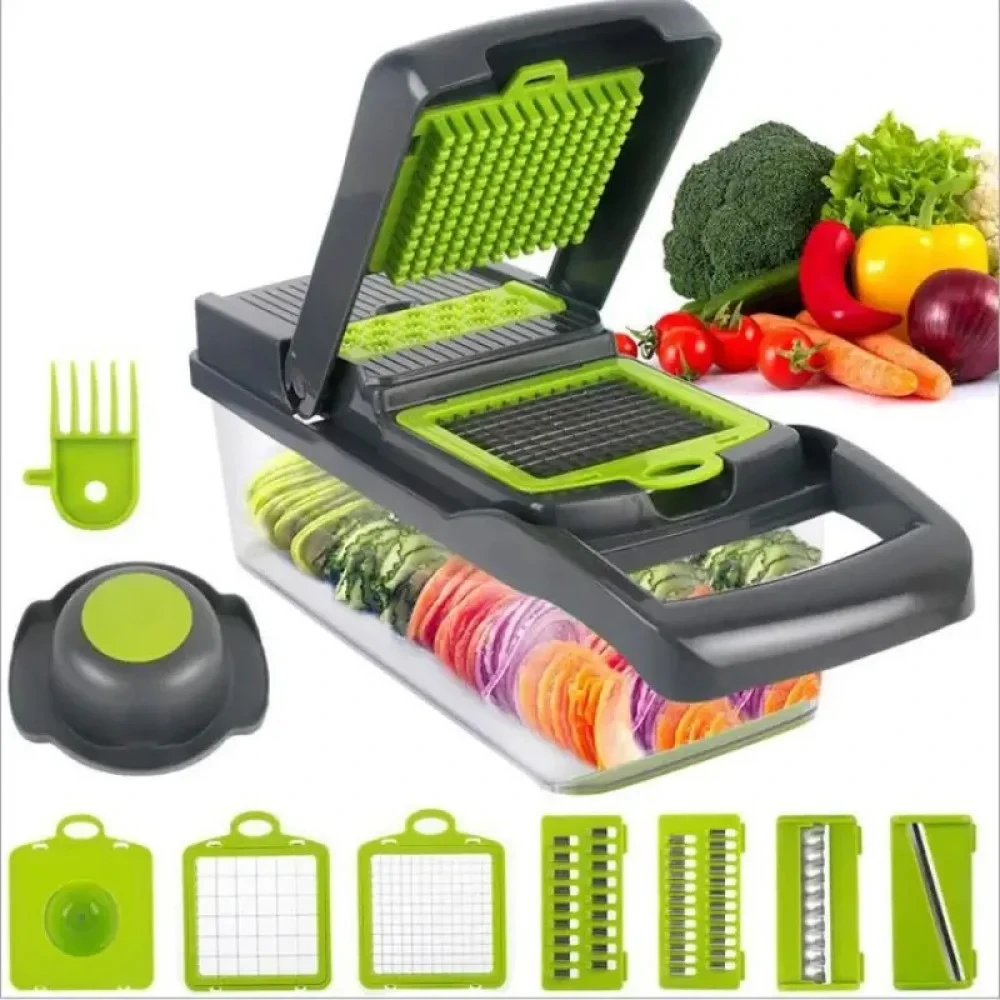 Овочерізка Найсер дайсер плюс Nicer Dicer Plus Vegetable cutter 223-1. 16 предм., фото 1