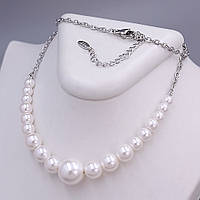 Намисто металеве з пластиковими кульками