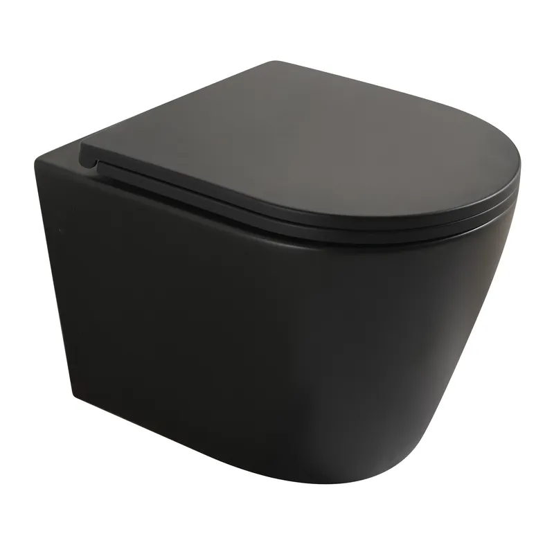 Унітаз підвісний Mixxus Premium BEVEL-0304-T1 BLACK 480x360x360mms. змиву TORNADO 1.0 (MP6677)