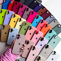 Чохол Silicone Case 16 Відкрита камера для iPhone Квадратні борти