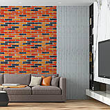 Самоклеюча 3D панель під бежево-коричневу катеринославську цеглу 20000x700x3мм SW-00002570-, фото 6