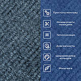 Самоклеюча плитка під ковролін в рулоні сірий 600х3000мм SW-00002584, фото 4